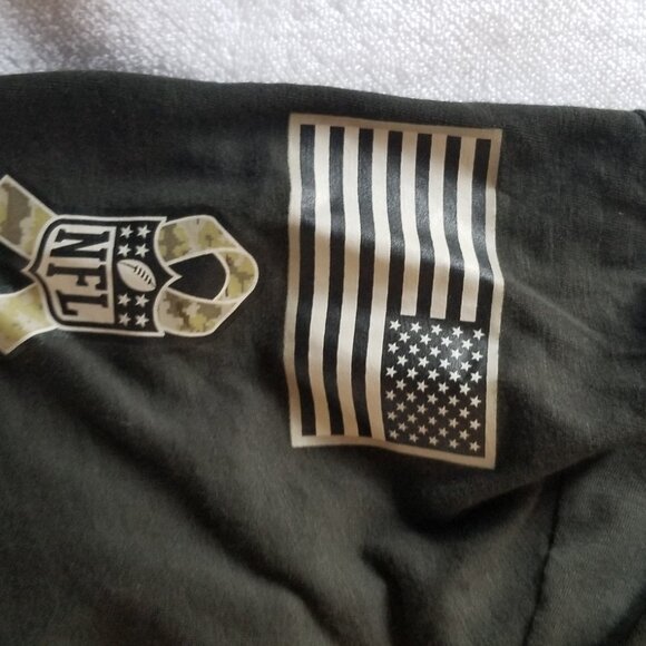 Baltimore Ravens Nike Dark Green Salute to Service Sideline Slub Dri-FIT T-Shirt - Picture 6 of 9